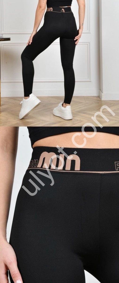 ЛЕГГИНСЫ (M-2XL) ЧЕРНЫЙ 2801