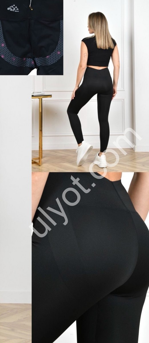 ЛЕГГИНСЫ (M-2XL) ЧЕРНЫЙ 2811