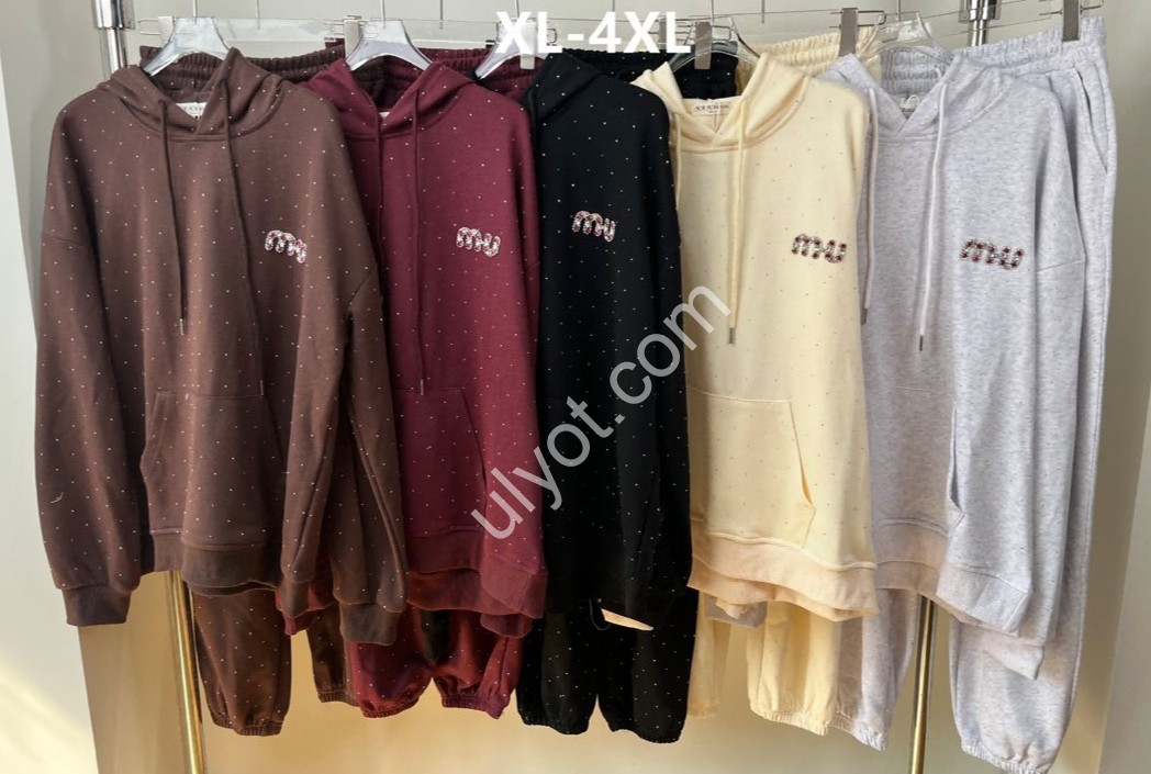 КОСТЮМ (44-50) МАНЖЕТ ЧЕРНЫЙ WY87