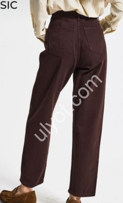 Фото 1 ДЖИНСЫ IT'S BASIC (34-42) ШОКОЛАД 3066/7s6/81