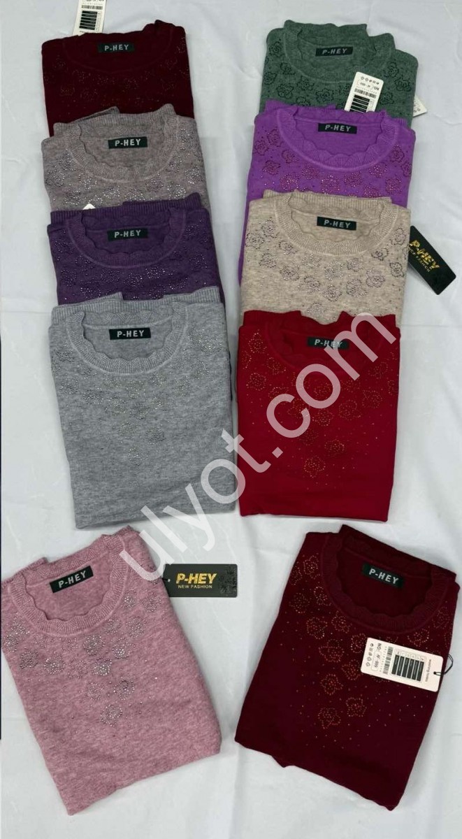 СВІТЕР (ONE SIZE 52-58) МІКС AF-899