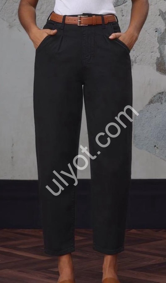 ДЖИНСИ M.SARA (XS-XL) ЧОРНИЙ 558-13