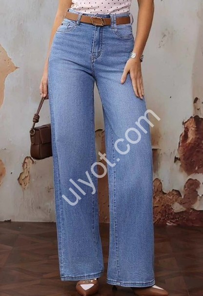 ДЖИНСИ M.SARA (S-2XL) СИНІЙ 3118-4