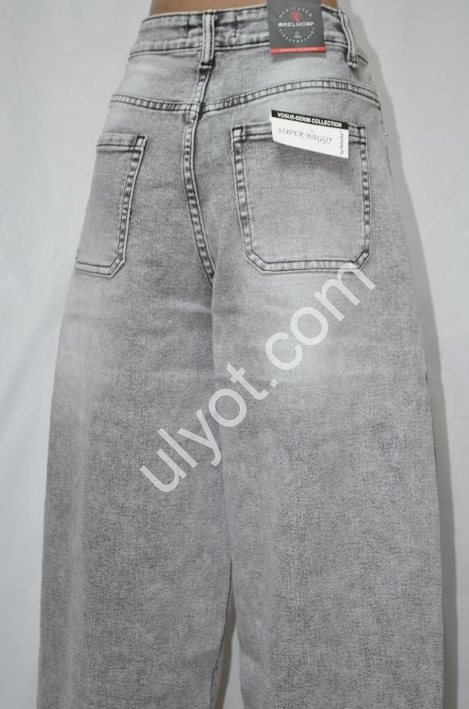 ДЖИНСЫ RELUCKY (25-30) СЕРЫЙ 313-1