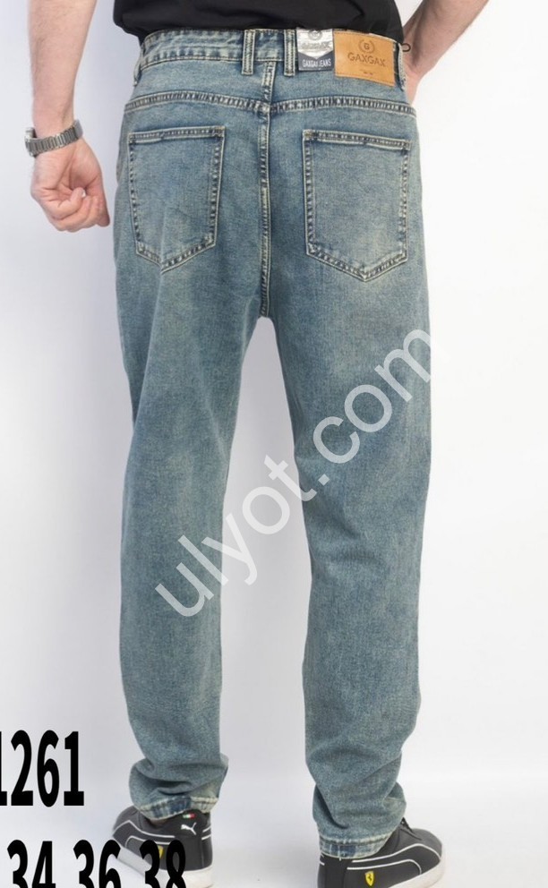 ДЖИНСЫ GAXGAX (29-38) Т.СИНИЙ 1261