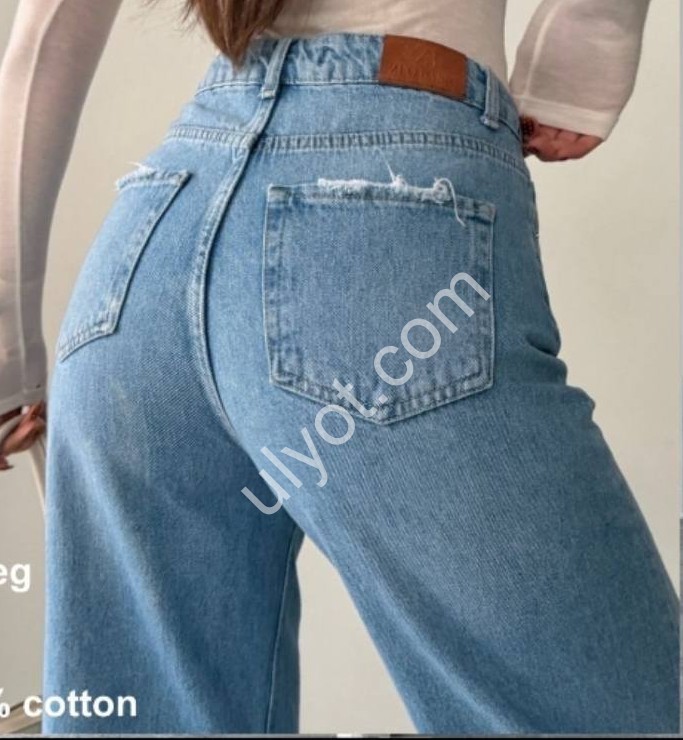 ДЖИНСЫ ZEO BASIC (34-42) ГОЛУБОЙ 5130