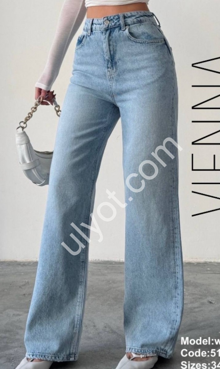 ДЖИНСИ ZEO BASIC (34-42) БЛАКИТНИЙ 5131