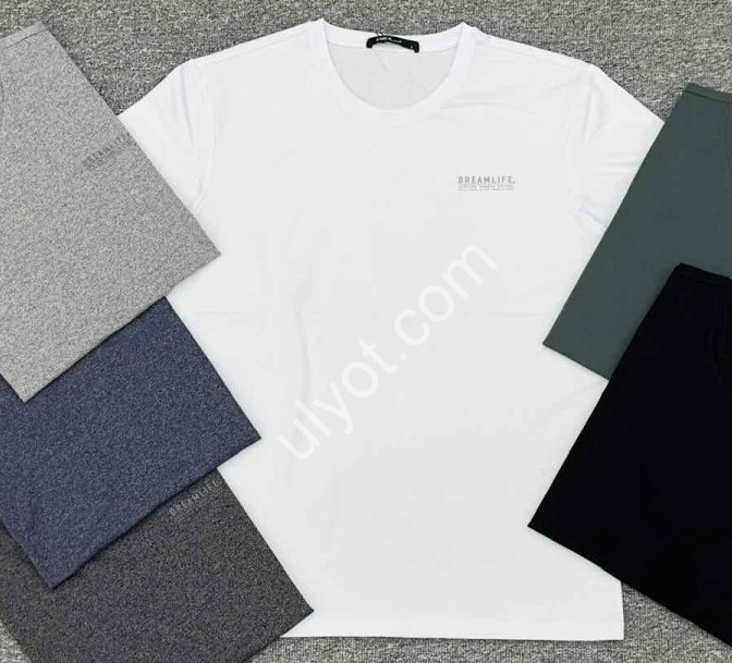 ФУТБОЛКА (M-3XL) СІРИЙ 1507