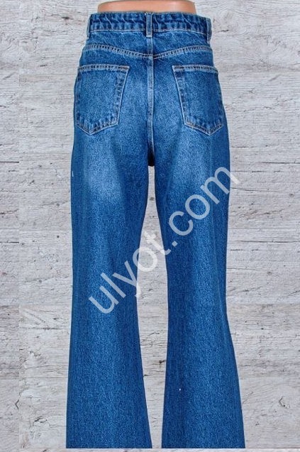 ДЖИНСИ TOP SHOP (25-32) СТРАЗИ Т.СИНІЙ 6952