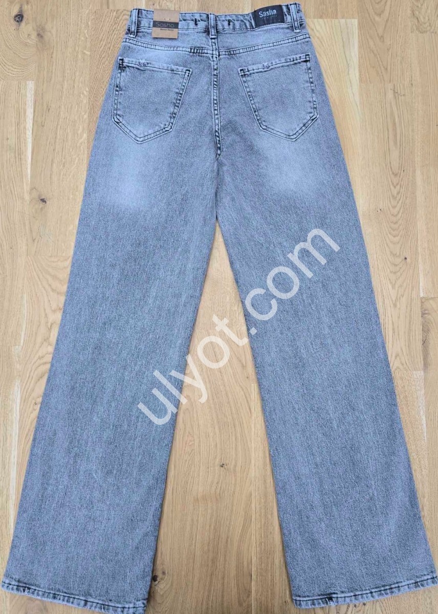 ДЖИНСИ SASHA (26-31) СІРИЙ 2710