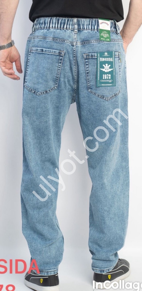 ДЖИНСИ FANGSIDA (32-42) СИНІЙ 8878