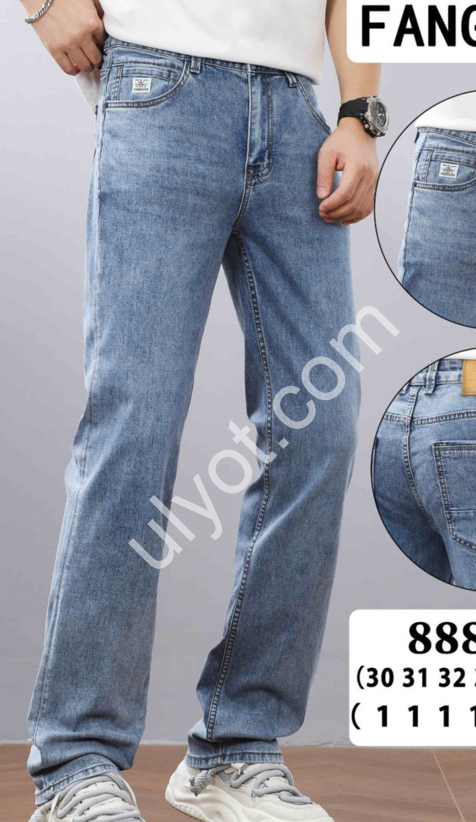ДЖИНСЫ FANGSIDA (30-38) СИНИЙ 8889