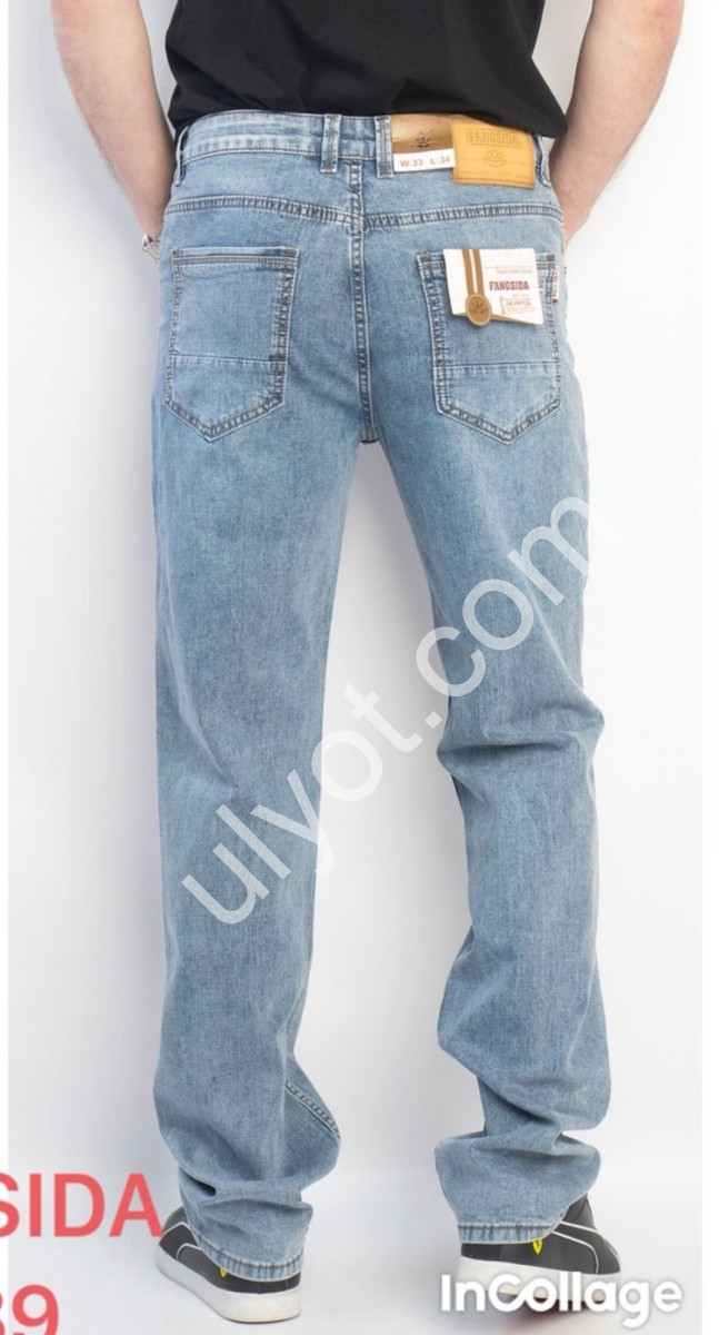 ДЖИНСЫ FANGSIDA (30-38) СИНИЙ 8889