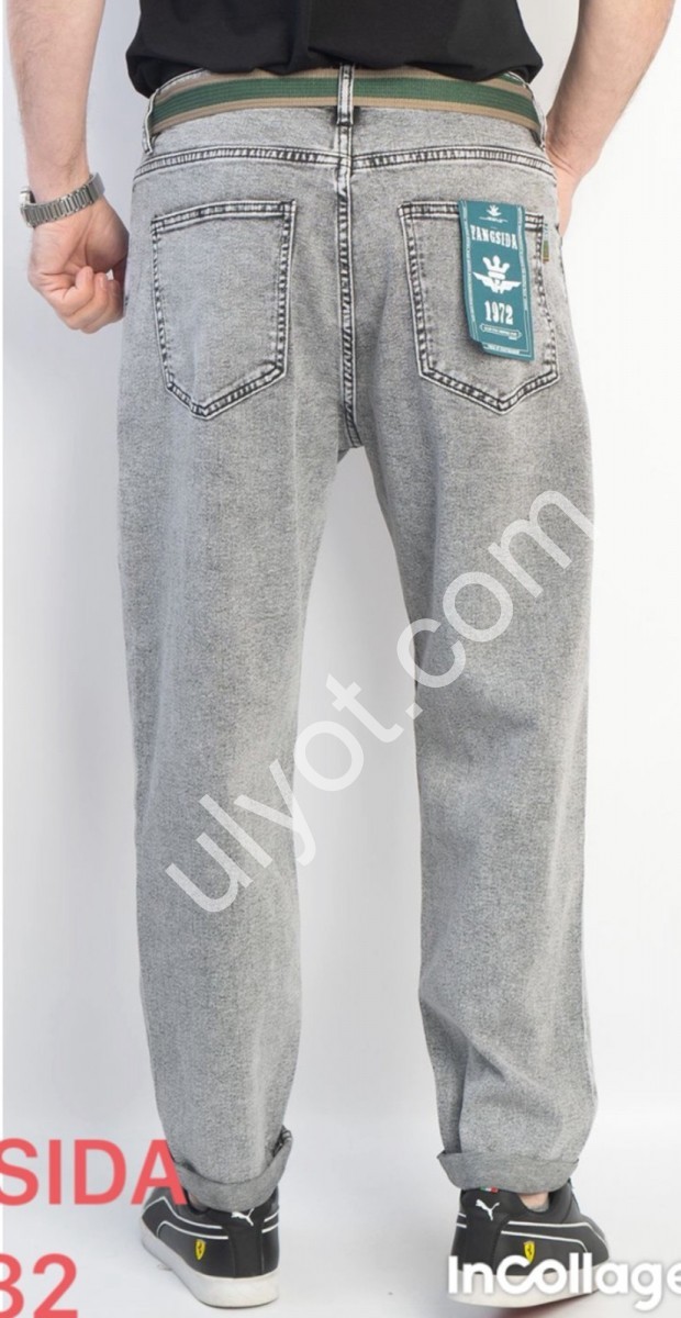 ДЖИНСИ FANGSIDA (29-34) СІРИЙ 8882