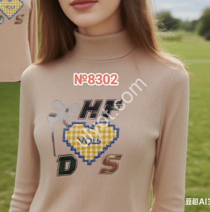 ГОЛЬФ СЕРДЦЕ (3XL-6XL) МИКС 8302