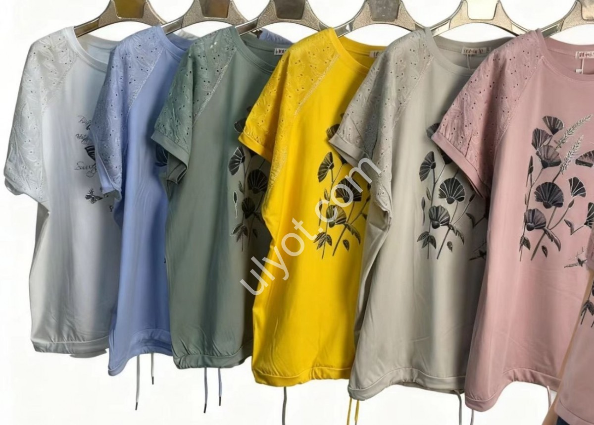 ФУТБОЛКА (5XL-8XL) БЕЛЫЙ 8110