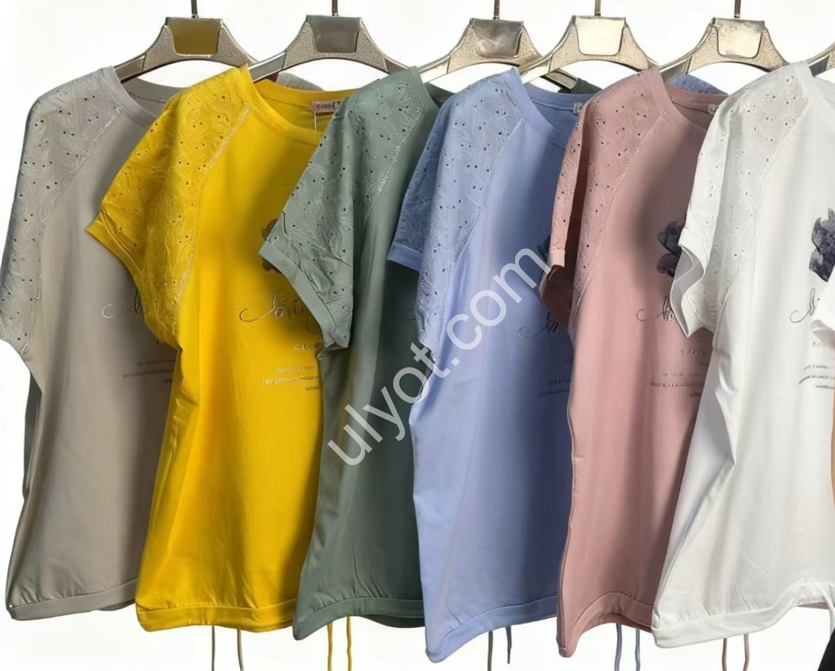 ФУТБОЛКА (5XL-8XL) БЛАКИТНИЙ 8107