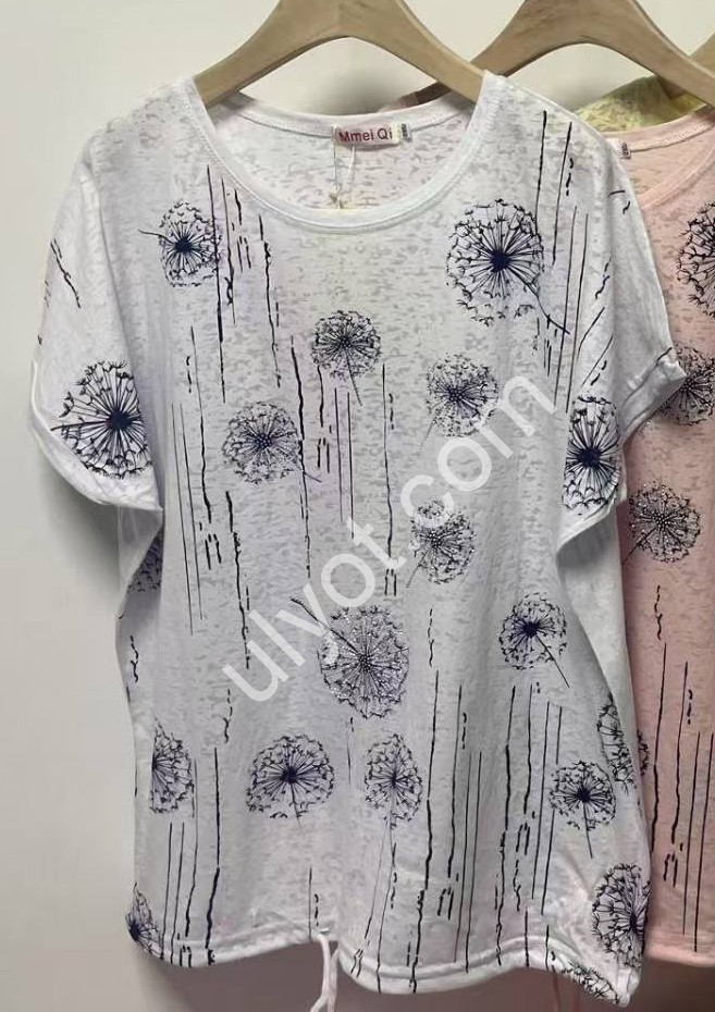 ФУТБОЛКА (2XL-5XL) ГОЛУБОЙ 8566