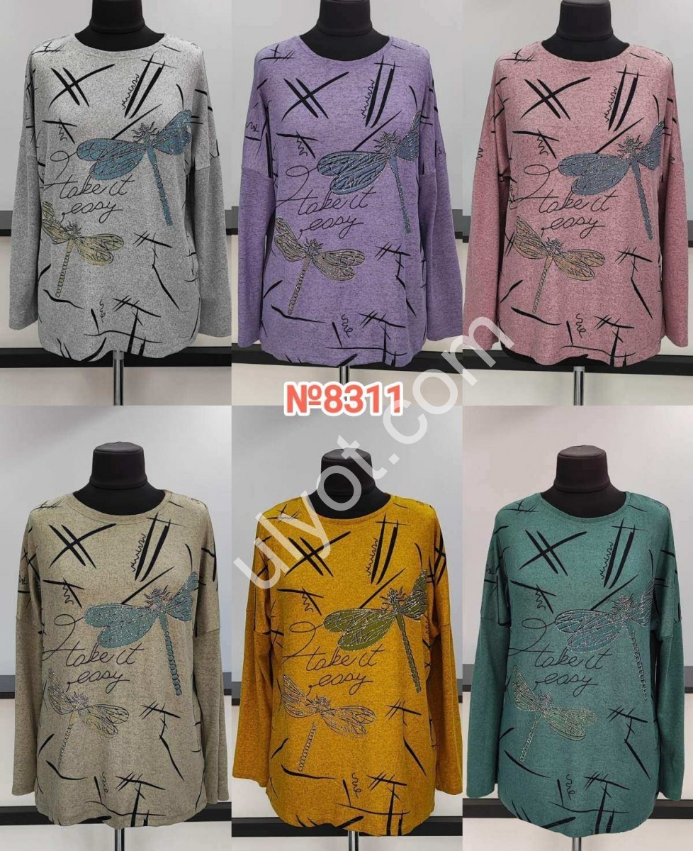 СВИТЕР (3XL-6XL) МИКС 8311