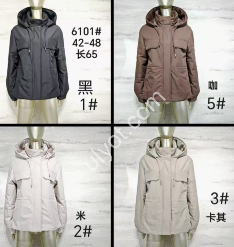 КУРТКА KAARAAN (S-XL) ШОКОЛАД 6101-5