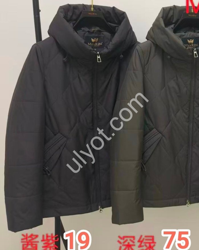КУРТКА MAXRITA (50-60) БАКЛАЖАН 967-19