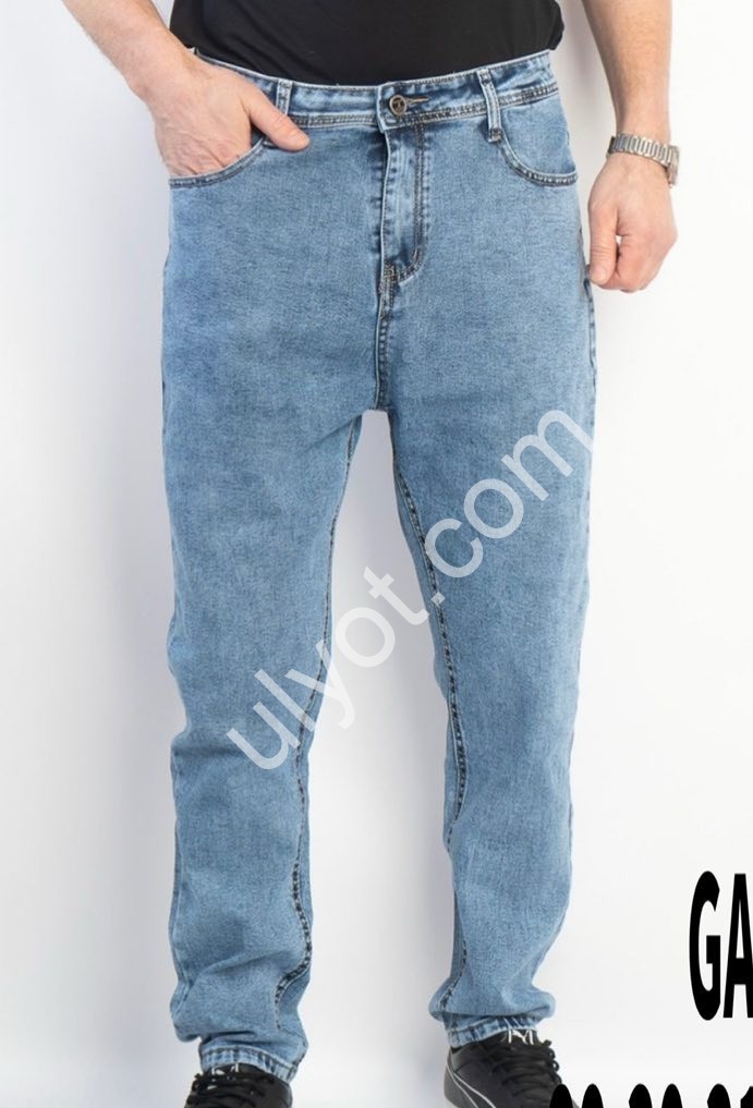 ДЖИНСЫ GAXGAX (29-38) СИНИЙ 1206