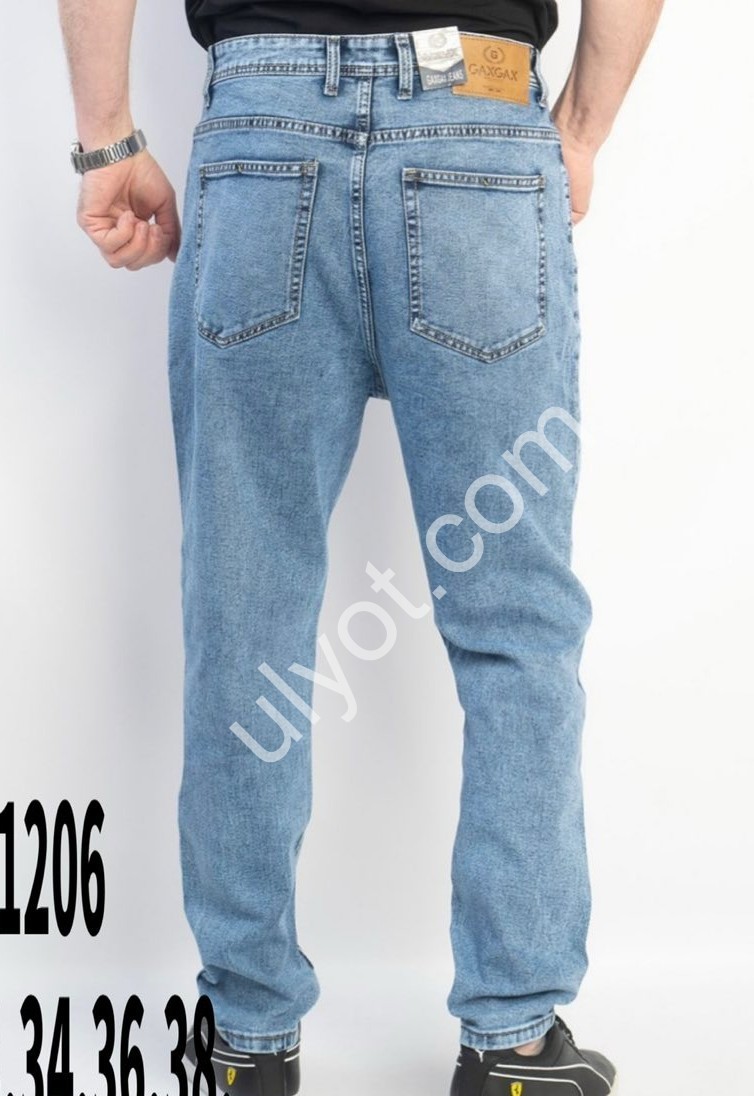 ДЖИНСЫ GAXGAX (29-38) СИНИЙ 1206