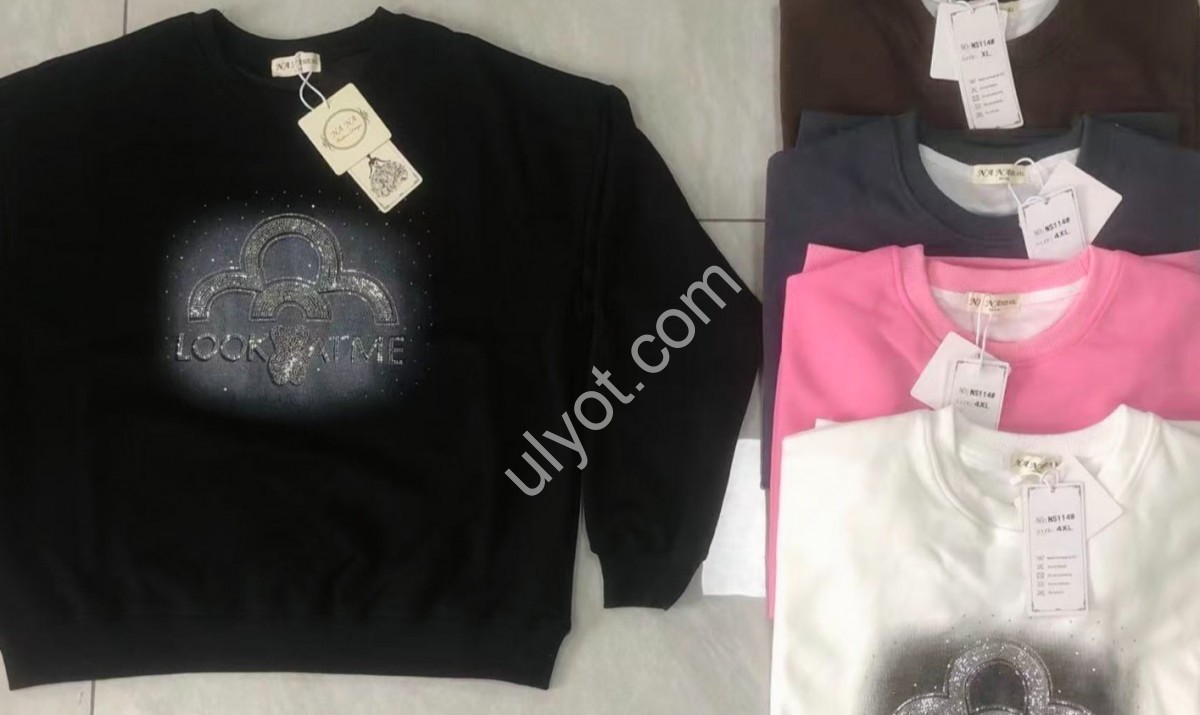 СВІТШОТ (44-50) РОЖОВИЙ NS114