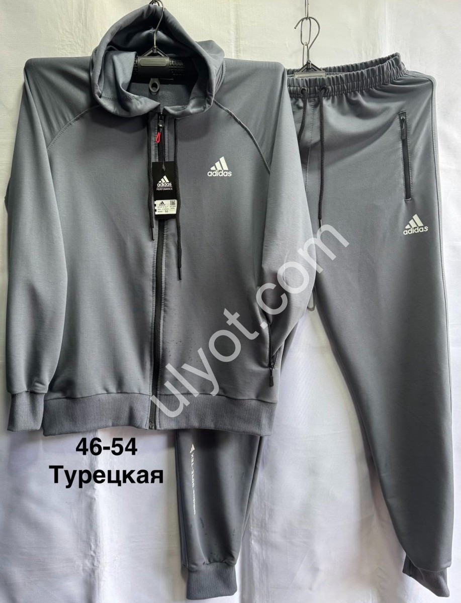 СПОРТ.КОСТЮМ A01 (46-54) МАНЖЕТ СЕРЫЙ 