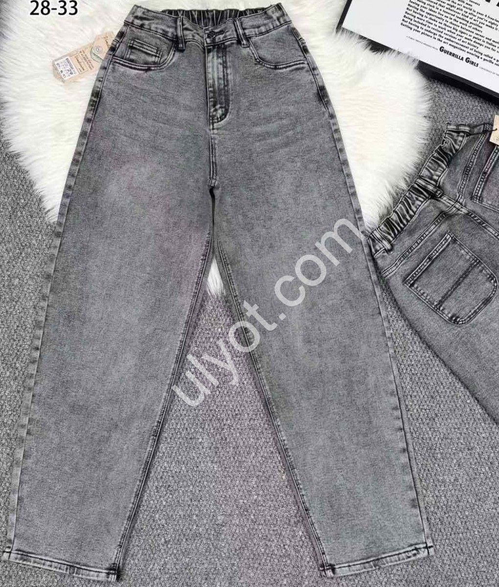 ДЖИНСИ V&D (28-33) СІРИЙ 6064
