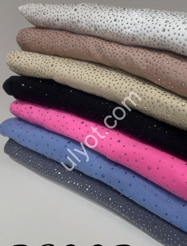 Фото 2 ФУТБОЛКА (L-2XL) СТРАЗЫ МИКС 26002