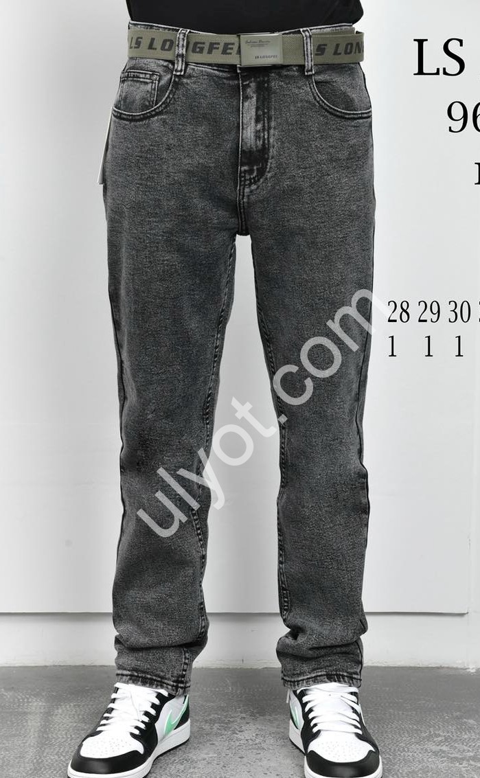 ДЖИНСЫ LS JEANS (28-36) ГРАФИТ 963