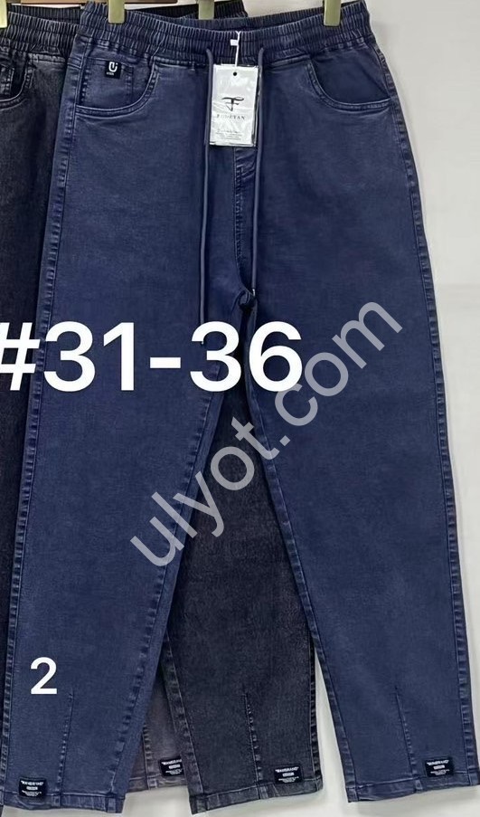 ДЖИНСЫ (31-36) КОРИЧНЕВЫЙ 963-5