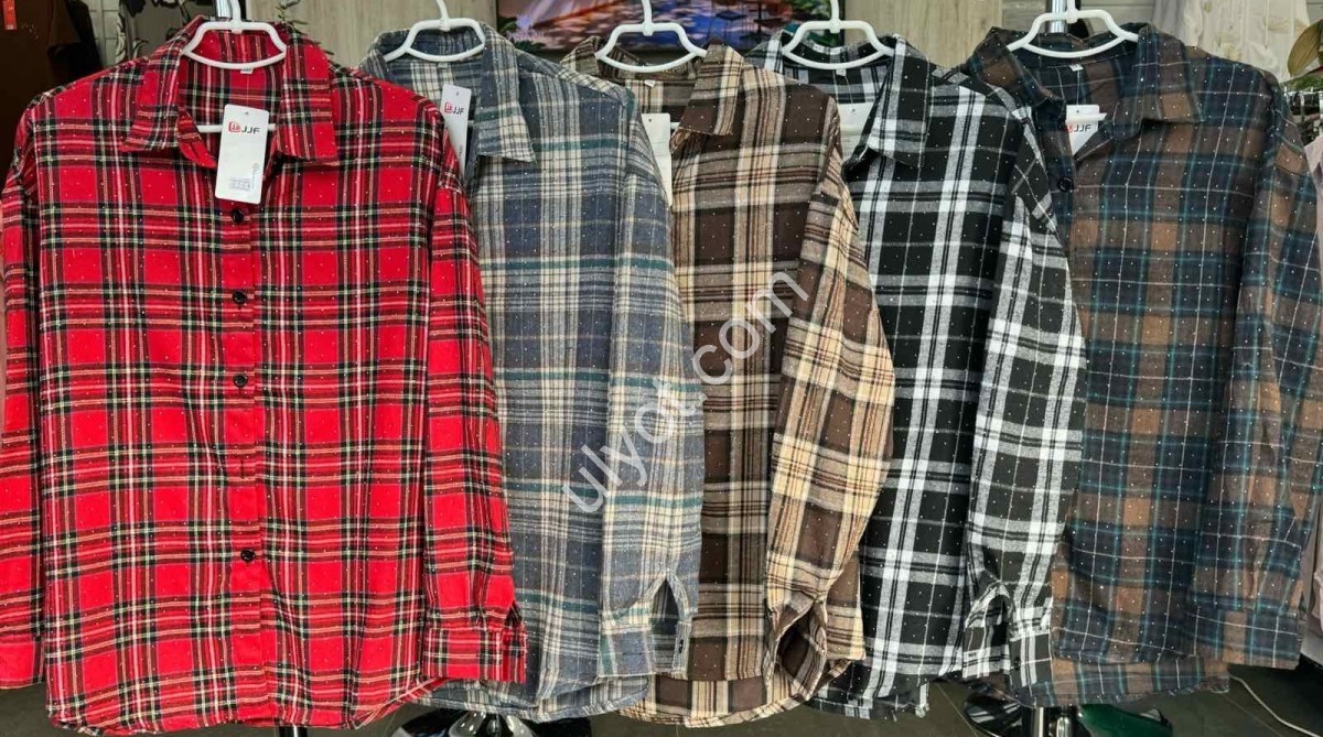 РУБАШКА (XL-4XL) КАМНИ ШОКОЛ+БИРЮЗА 7759