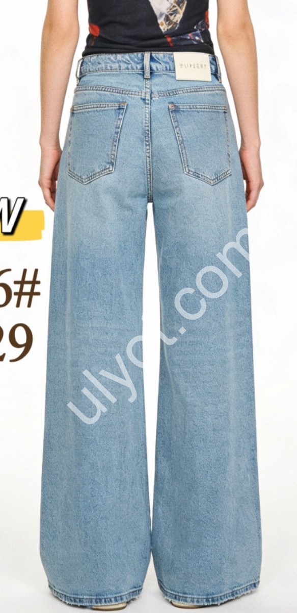 ДЖИНСЫ FSW (25-29) ГОЛУБОЙ F976