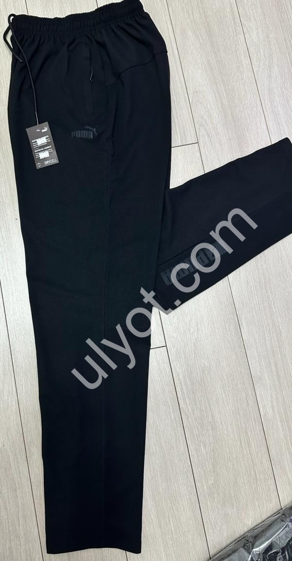 СПОРТ. ШТАНЫ P15 (48-56) ПРЯМОЙ ЧЕРНЫЙ 108