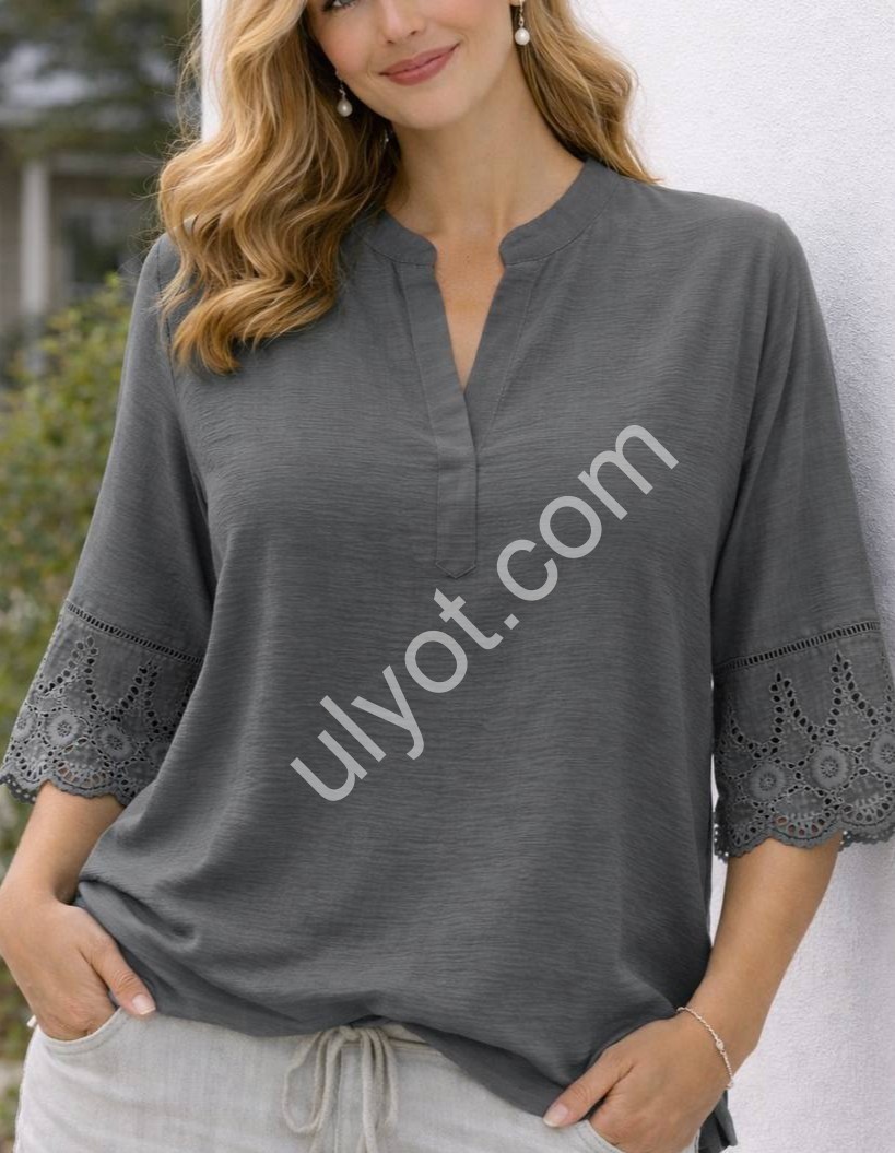 Фото 3 БЛУЗА (M-XL) МІКС 26106