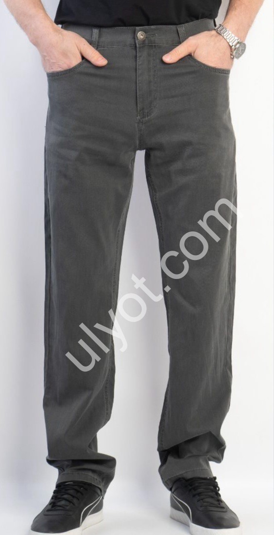 ДЖИНСИ BASANJIU (32-40) ГРАФІТ 028-11-10