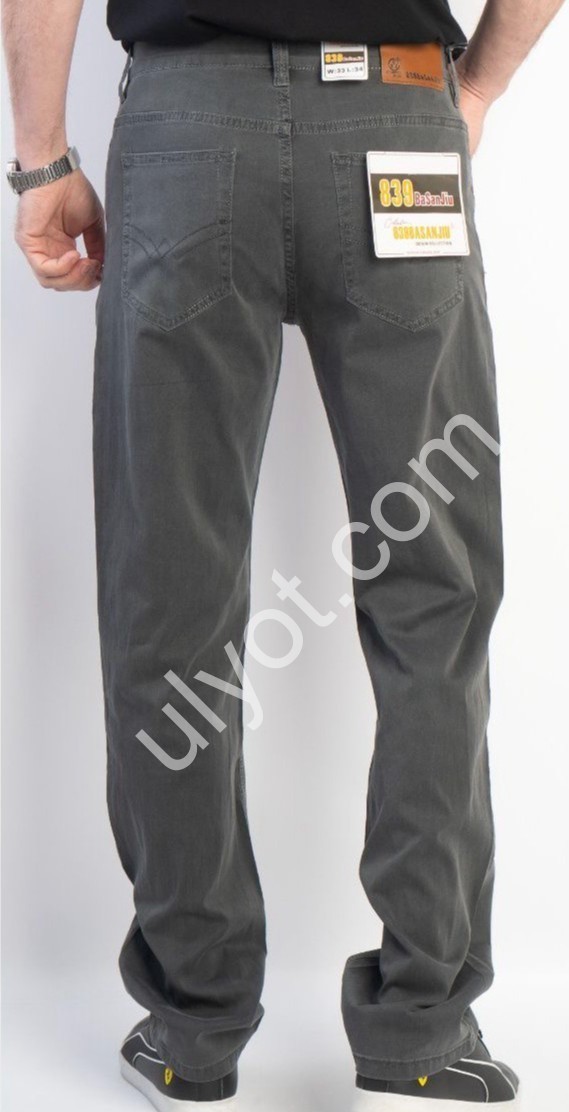 ДЖИНСИ BASANJIU (32-40) ГРАФІТ 028-11-10