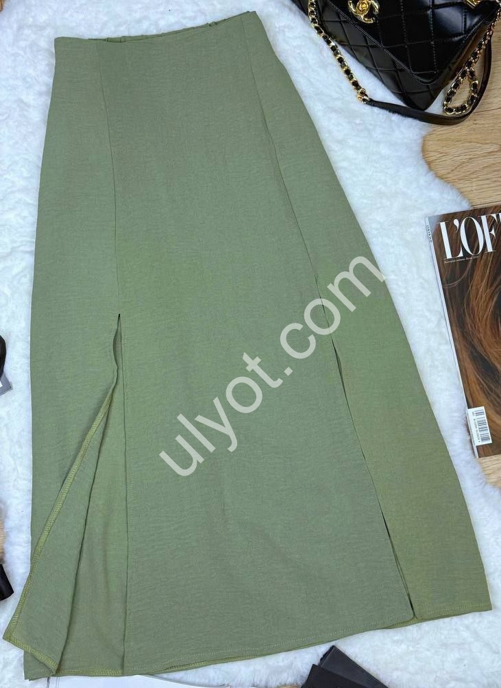 ЮБКА (42-48) ОЛИВКА 2446