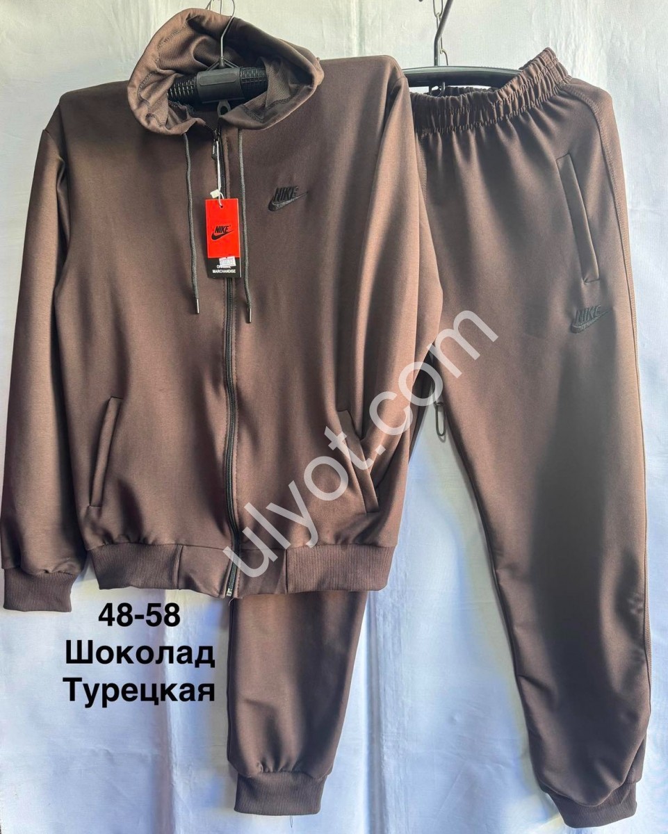 СПОРТ.КОСТЮМ N02 (48-56) МАНЖЕТ ШОКОЛАД 