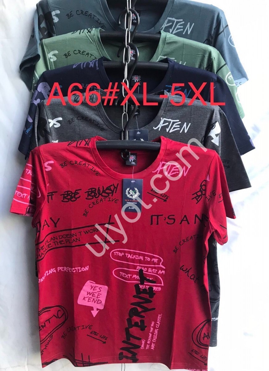 ФУТБОЛКА (XL-5XL) МИКС A66