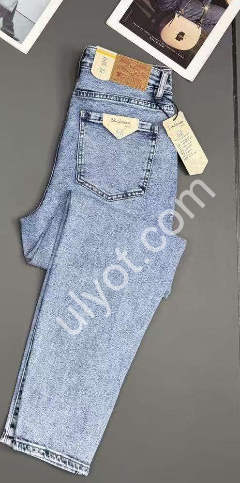 ДЖИНСЫ VINDASION (32-42) ГОЛУБОЙ 6047