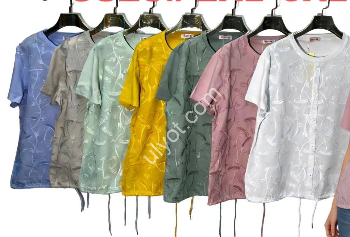 ФУТБОЛКА (2XL-5XL) ФІСТАШКА 8823