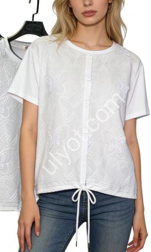 ФУТБОЛКА (2XL-5XL) ЖЕЛТЫЙ 8825