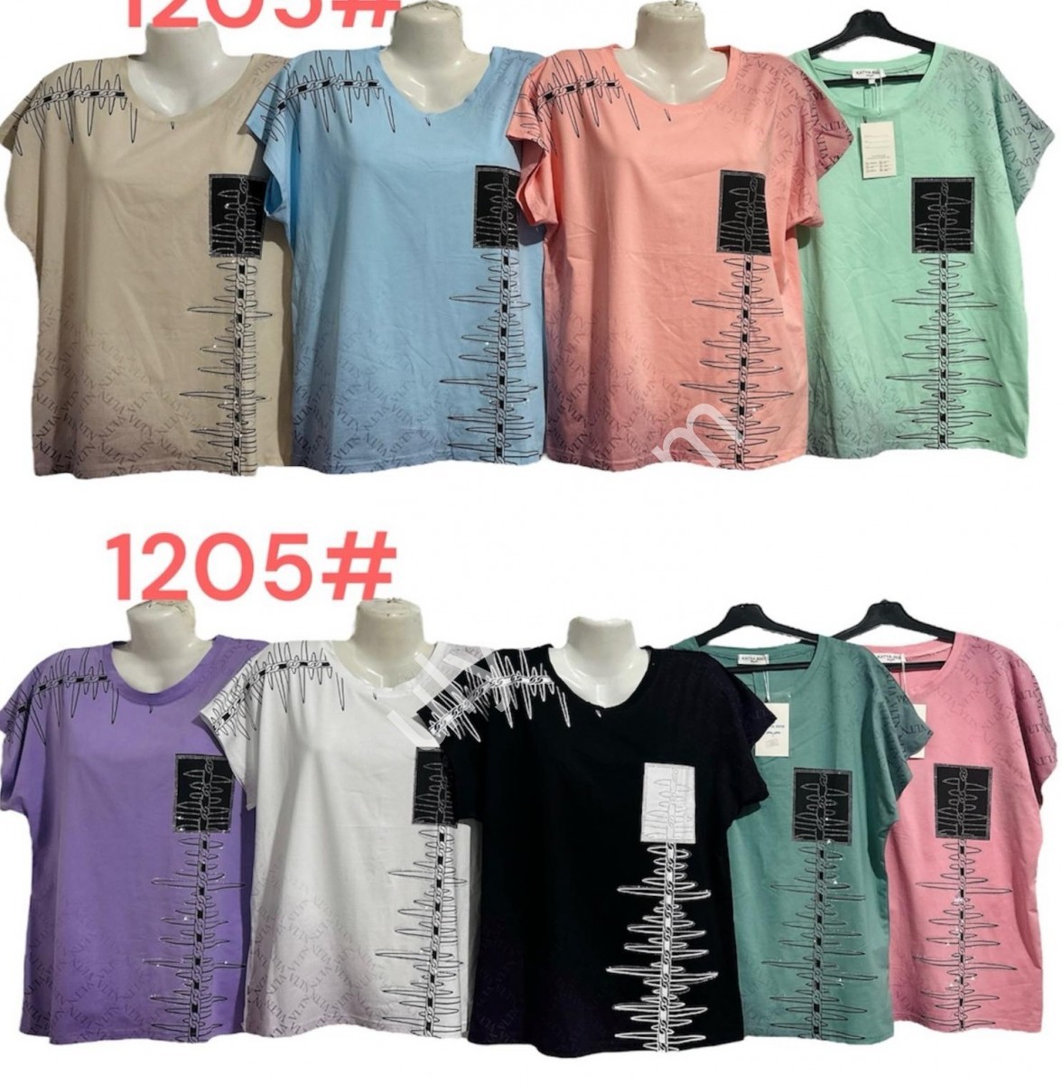 ФУТБОЛКА (ONESIZE 50-56) МІКС 1205