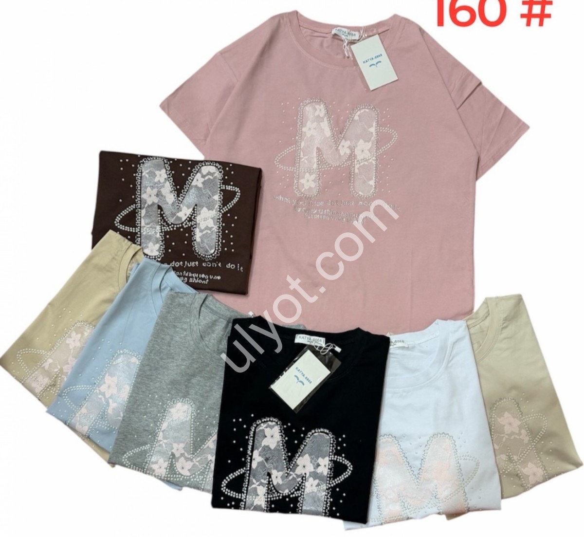 ФУТБОЛКА (ONESIZE 48-52) МИКС 160