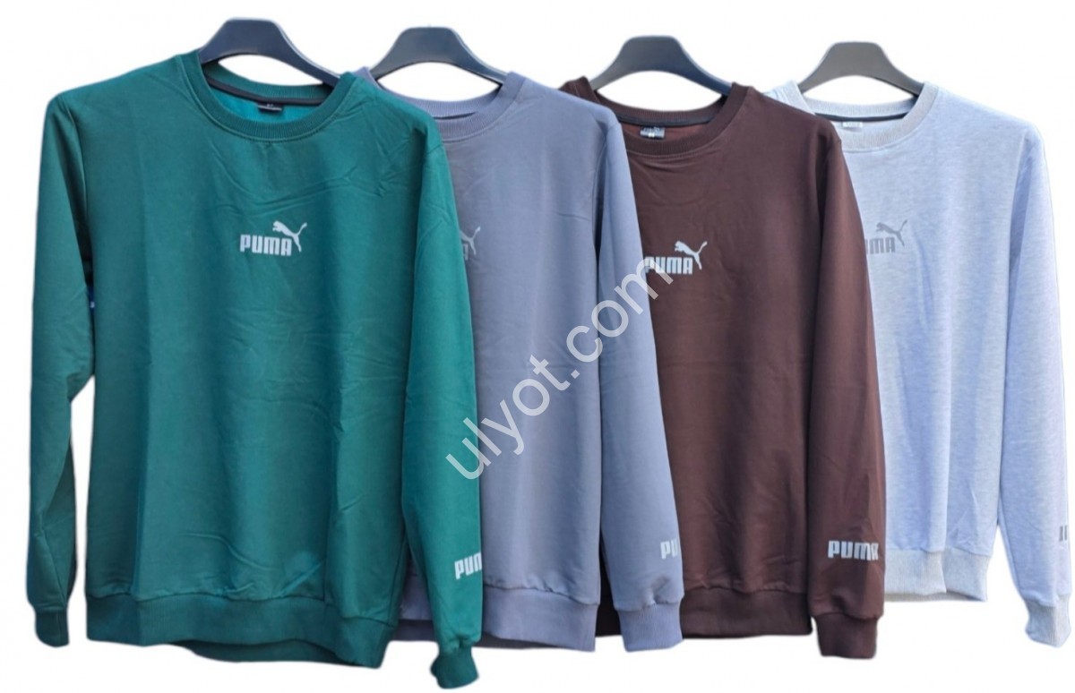 СВИТШОТ P15 (46-54) СЕРЫЙ МЕЛАНЖ 