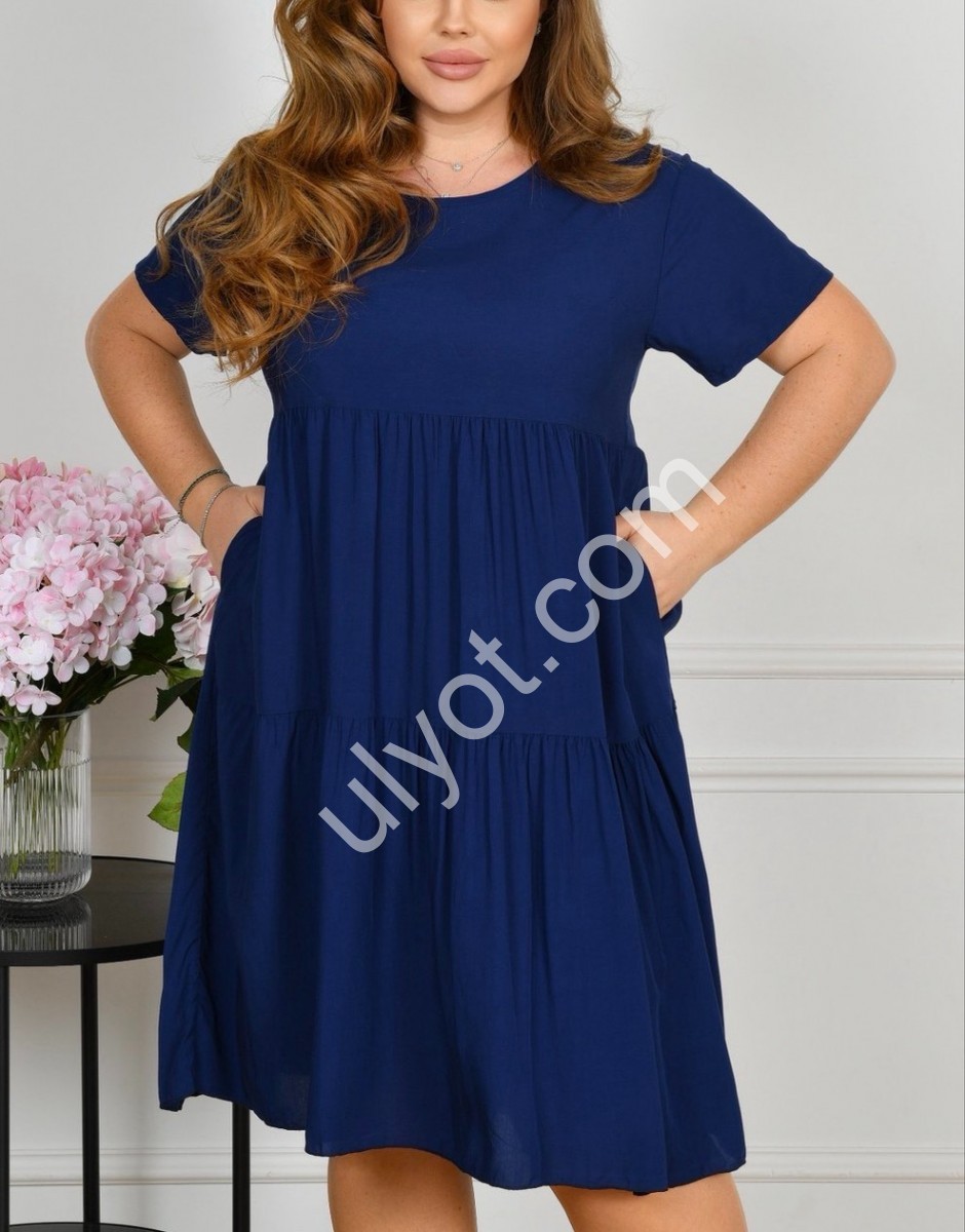 ПЛАТЬЕ (ONE SIZE 60-64) МИКС 2172