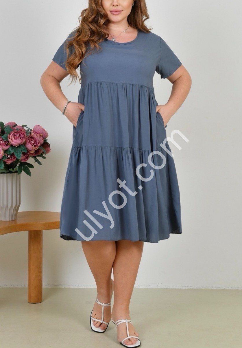 ПЛАТЬЕ (ONE SIZE 60-64) МИКС 2172